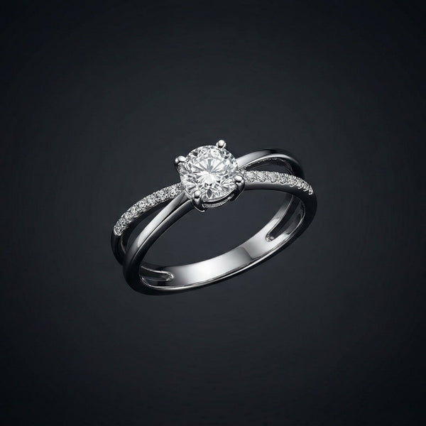 Cirella Lineare By BUTIGINI | Precision Diamond Solitaire Ring | Lab Grown Diamond