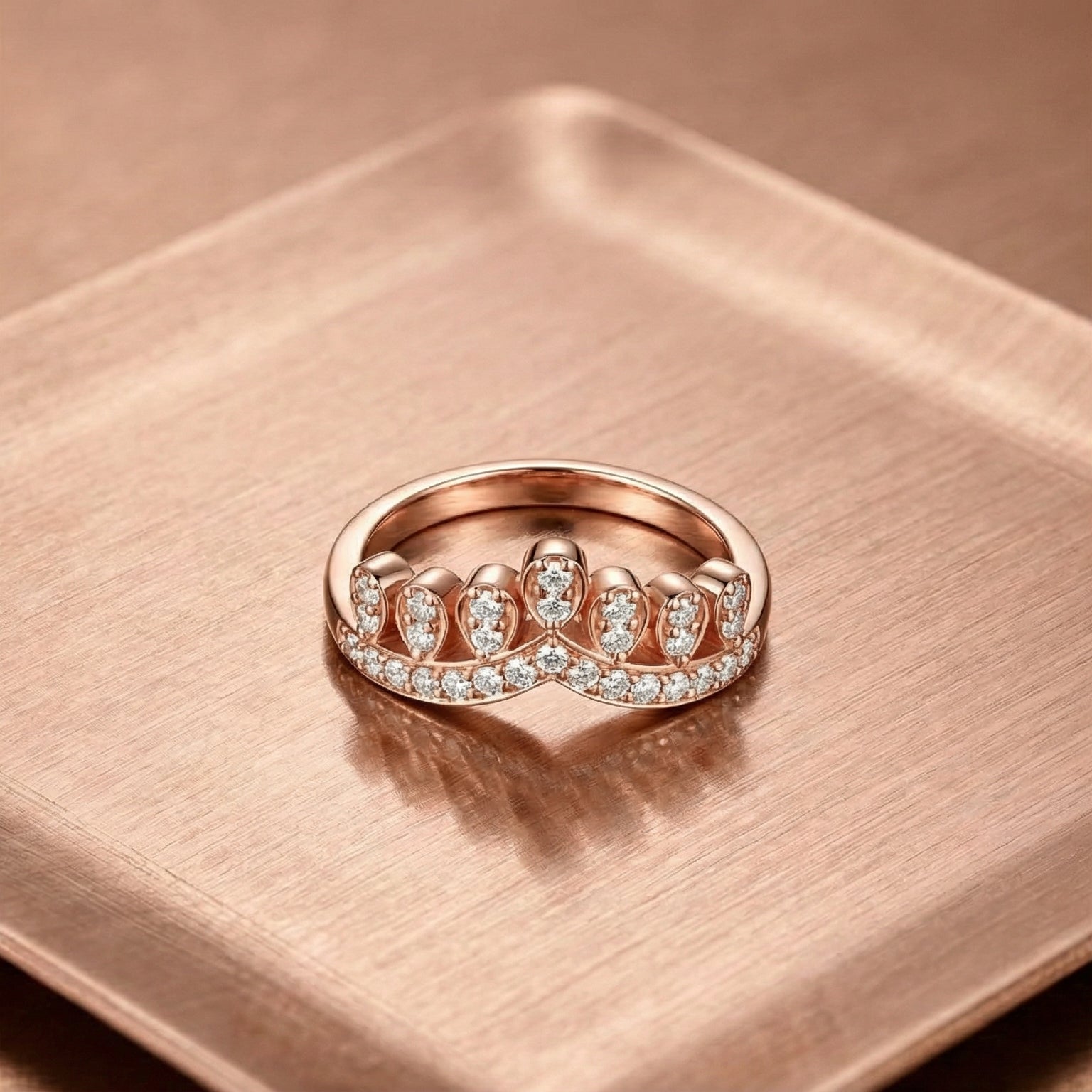 Rosavittoria By BUTIGINI | Couture Crown Ring | Lab Grown Diamond