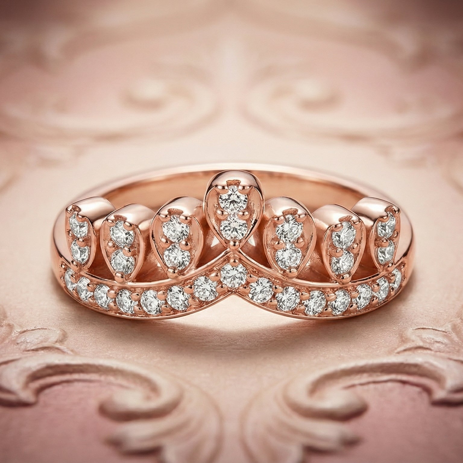 Rosavittoria By BUTIGINI | Couture Crown Ring | Lab Grown Diamond